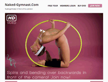 Tablet Screenshot of naked-gymnast.com